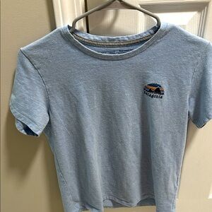 Patagonia Kids Sky Blue Short Sleeve Tee Medium